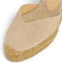 Castañer Espadrilles met 11 cm sleehak. Beige Dames - Thumbnail 4