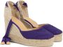 Castañer Espadrilles met 11 cm sleehak. Purple Dames - Thumbnail 2