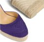 Castañer Espadrilles met 11 cm sleehak. Purple Dames - Thumbnail 5