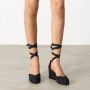 Castañer Espadrilles met 7 cm sleehak. Black Dames - Thumbnail 7