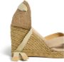 Castañer Espadrilles met 9 cm sleehak. Beige Dames - Thumbnail 3