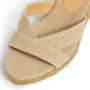 Castañer Espadrilles met 9 cm sleehak. Beige Dames - Thumbnail 4