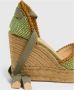 Castañer Espadrilles MET Sleehak Green Dames - Thumbnail 3