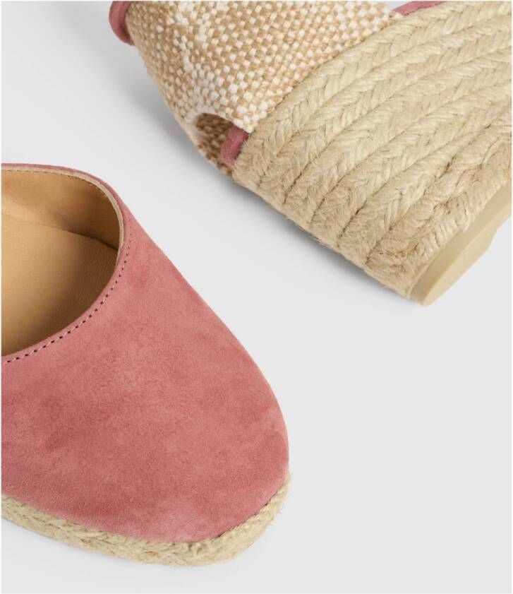 Castañer Espadrilles MET Sleehak Pink Dames