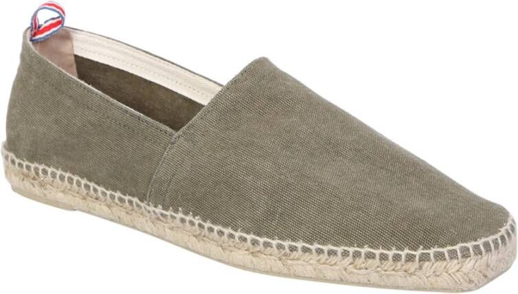 Castañer Groene Canvas Espadrilles Amandel Teen Instapper Green Heren