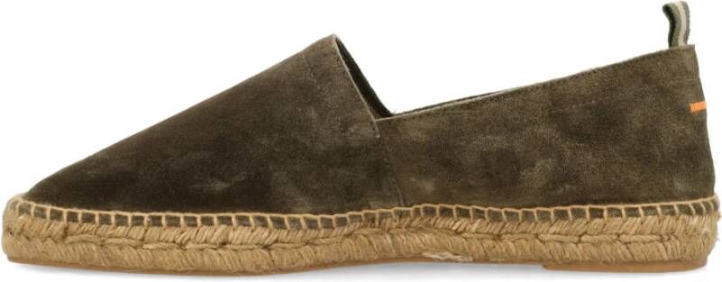 Castañer Groene Suède Espadrilles Green Heren