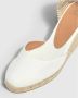 Castañer Carina 6 001 7 cm Wedges White Dames - Thumbnail 3