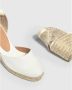 Castañer Carina 6 001 7 cm Wedges White Dames - Thumbnail 5