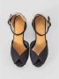 Castañer Handgemaakte Espadrilles met Open Teen Black Dames - Thumbnail 5