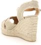 Castañer Verhoog je stijl met Bromelia Espadrille Sleehak Sandalen Beige Dames - Thumbnail 13