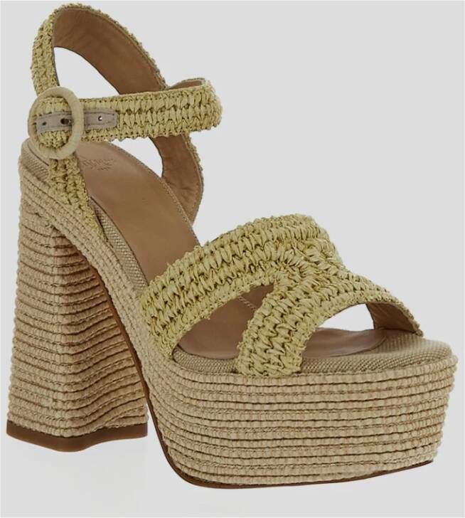 Castañer High Heel Sandals Beige Dames