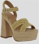 Castañer High Heel Sandals Beige Dames - Thumbnail 9