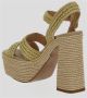 Castañer Beige Platform Sandalen Adriana Stijl Beige Dames - Thumbnail 10