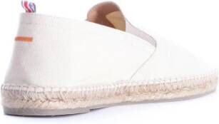 Castañer Ivory Canvas Espadrilles White Heren