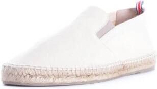 Castañer Ivory Canvas Espadrilles White Heren