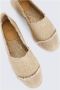 Castañer Kampala Espadrilles van Canvas en Raffia Beige Dames - Thumbnail 4