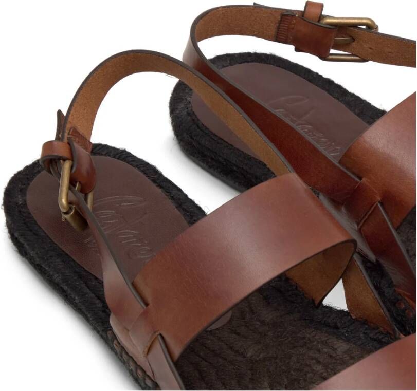 Castañer Ken 261 · Platte Espadrille Brown Heren