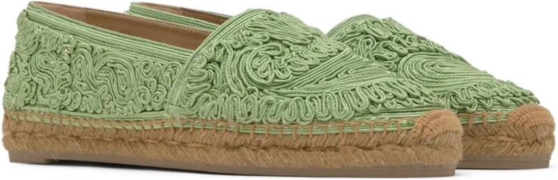 Castañer Kenda Paisley Etro T 271 · Platte Espadrille Green Dames