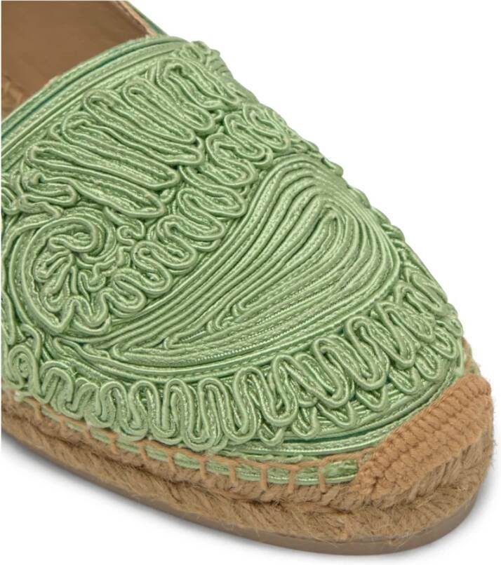 Castañer Kenda Paisley Etro T 271 · Platte Espadrille Green Dames