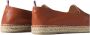 Castañer Leren Espadrilles Logo Rubberen Zool Brown Heren - Thumbnail 3