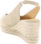 Castañer Open Teen Espadrilles met Touw Sleehak Beige Dames - Thumbnail 8