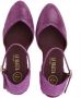 Castañer Paarse Suède Espadrilles met Sleehak Purple Dames - Thumbnail 5