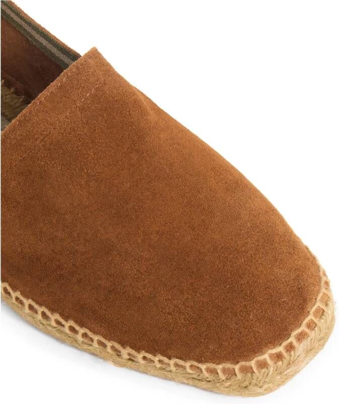 Castañer Pablo espadrilles van splitleer met taupe jute met de hand genaaid in Spanje. Brown Heren