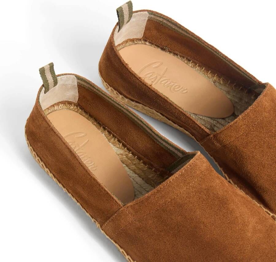 Castañer Pablo espadrilles van splitleer met taupe jute met de hand genaaid in Spanje. Brown Heren