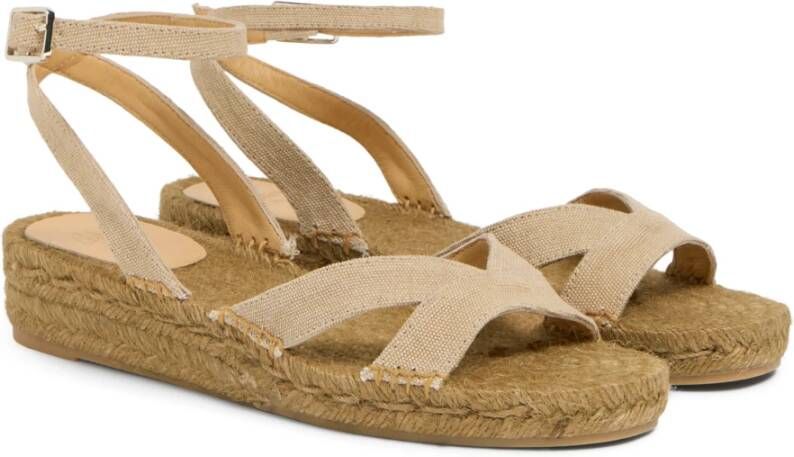 Castañer Platte espadrille Beige Dames