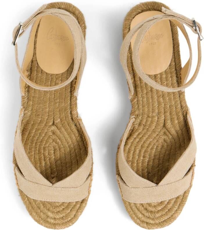 Castañer Platte espadrille Beige Dames