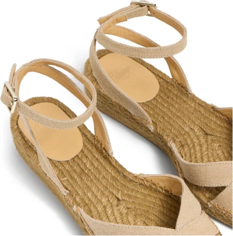 Castañer Platte espadrille Beige Dames