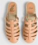 Castañer Platte Espadrilles Lesvos Ags 210 Beige Dames - Thumbnail 3