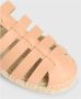 Castañer Platte Espadrilles Lesvos Ags 210 Beige Dames - Thumbnail 4