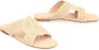 Castañer Raffia Square Toeline Slides Beige Dames - Thumbnail 2