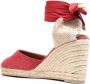 Castañer Rode Carina Wedge Espadrilles Red Dames - Thumbnail 6