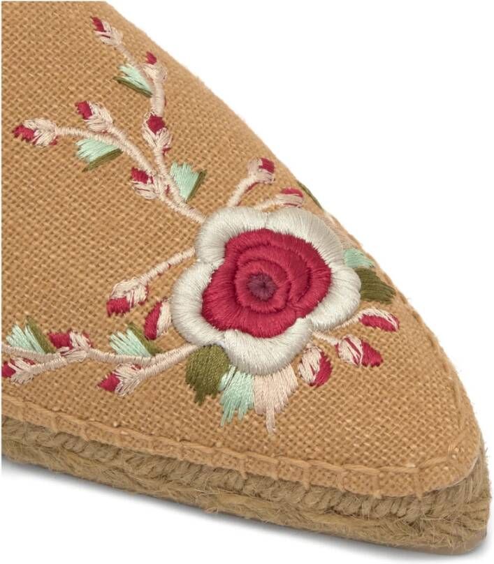 Castañer Rosana Etro T 273 · Platte Espadrille Beige Dames