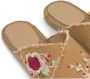 Castañer Rosana Etro T 273 · Platte Espadrille Beige Dames - Thumbnail 6