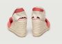 Castañer Roze Gehaakte Sleehak Espadrilles Pink Dames - Thumbnail 5