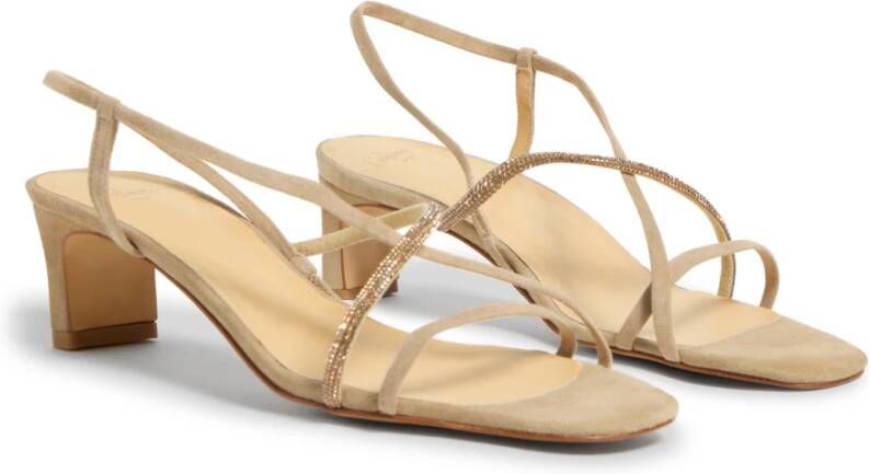 Castañer Sandalen met 6 cm hak. Beige Dames