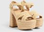 Castañer Stijlvolle Espadrille Sandalen voor Vrouwen Yellow Dames - Thumbnail 2