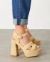 Castañer Beige Platform Sandalen Adriana Stijl Beige Dames - Thumbnail 6