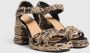 Castañer Rafia Geweven Sandalen Zwart Multicolor Dames - Thumbnail 3