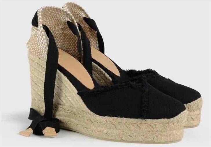 Castañer Stijlvolle Espadrilles voor Vrouwen Black Dames