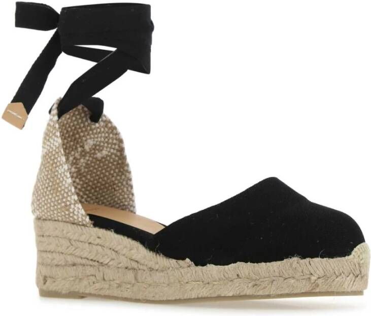 Castañer Stijlvolle Espadrilles voor Vrouwen Black Dames