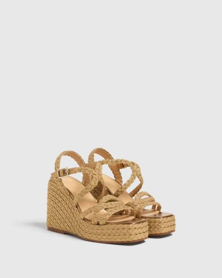 Castañer Stijlvolle Espadrilles voor Vrouwen Yellow Dames