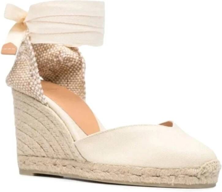 Castañer Stijlvolle Espadrilles voor Zomeroutfits White Dames