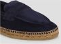 Castañer Suède Loafers met Jute Tussenzool Blue Heren - Thumbnail 3