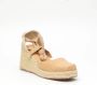 Castañer Tina Espadrilles in lederen stof Beige Dames - Thumbnail 2