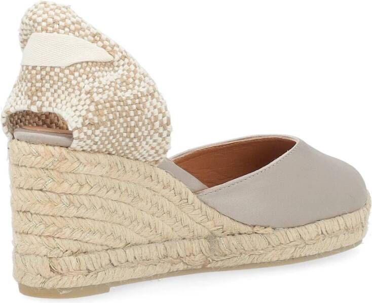 Castañer Tortora Satijnen Espadrilles Gray Dames