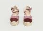 Castañer Tweed Sleehak Espadrilles Rood Suède Red Dames - Thumbnail 4